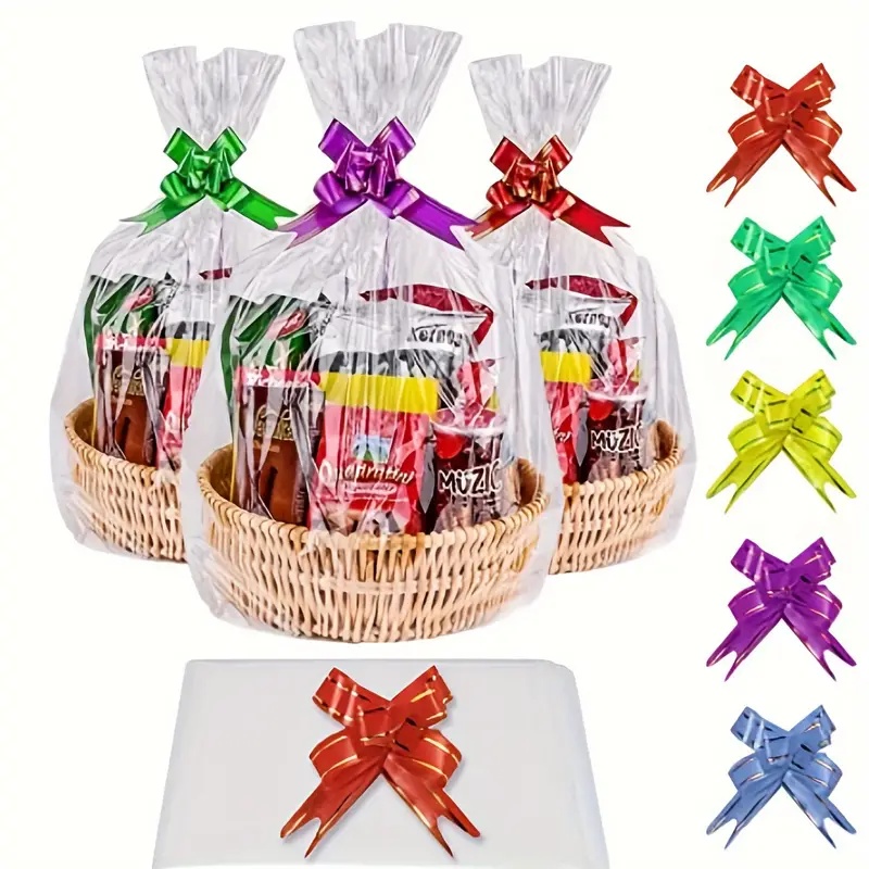 Cellophane Wrap Clear - 20/50 stuks grote doorzichtige cellofaanzak met