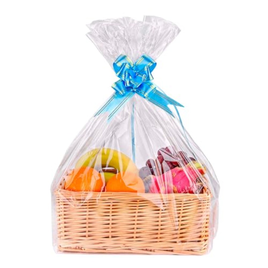 Cellophane Wrap Clear - 15 stuks grote transparante cellofaan cadeauzakjes
