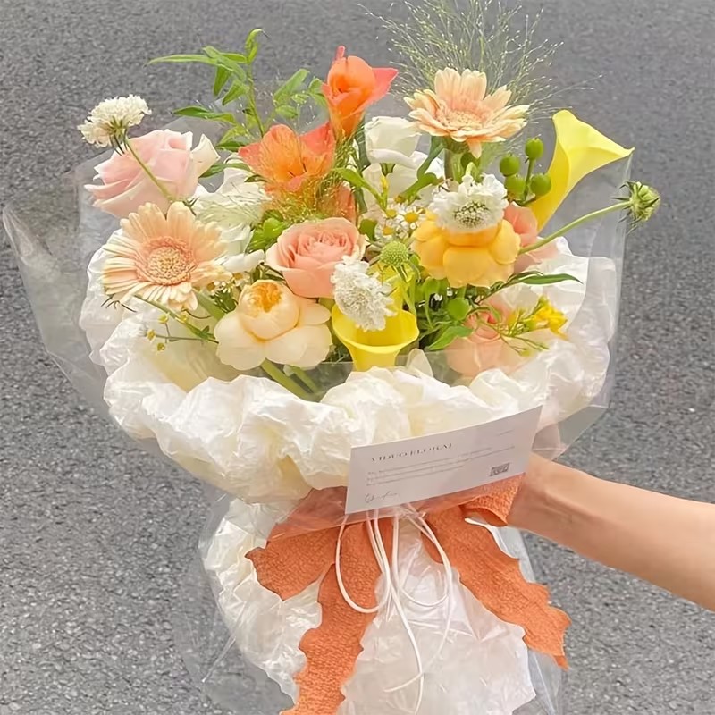 Cellophane Wrap Clear - 1/2 stuk transparante cellofaanwikkelfolie - transparante