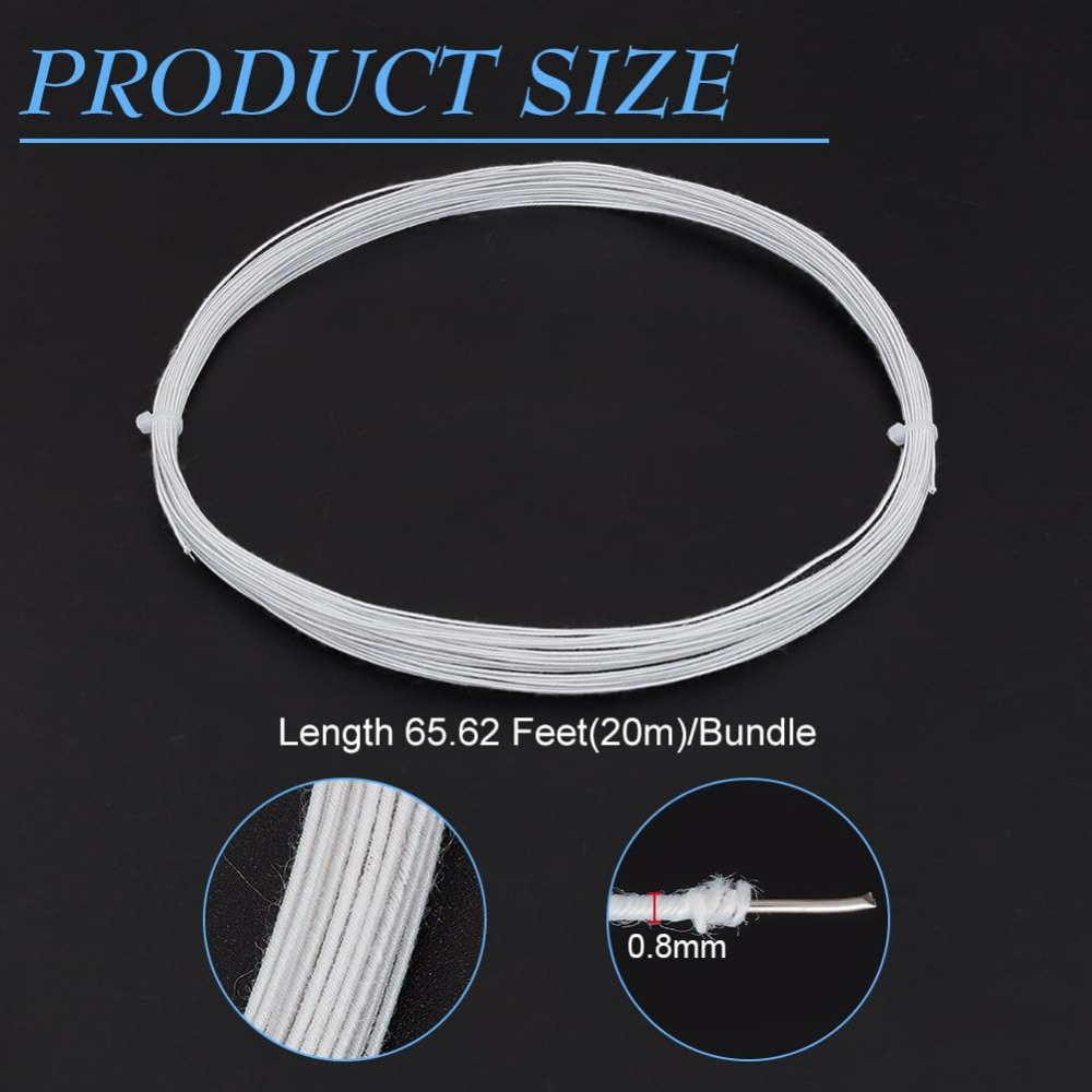 21.8 Yards White Floral Wires  - Wire Stem Florist recensie en prijs