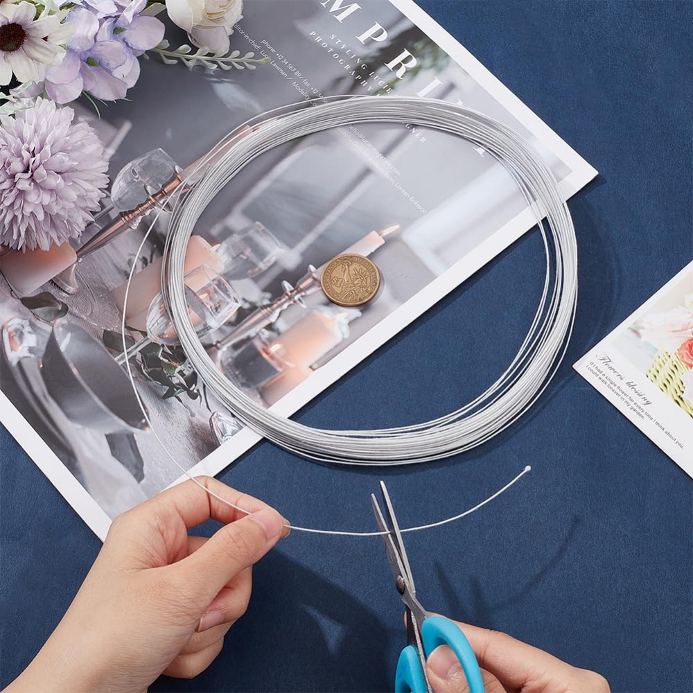 21.8 Yards White Floral Wires  - Wire Stem Florist recensie en prijs