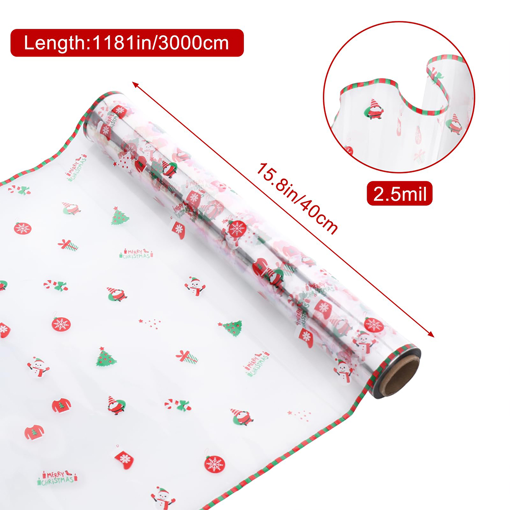 1 rol kerstcellofaan wrap 100  - Cellophane Wrap Clear recensie en prijs
