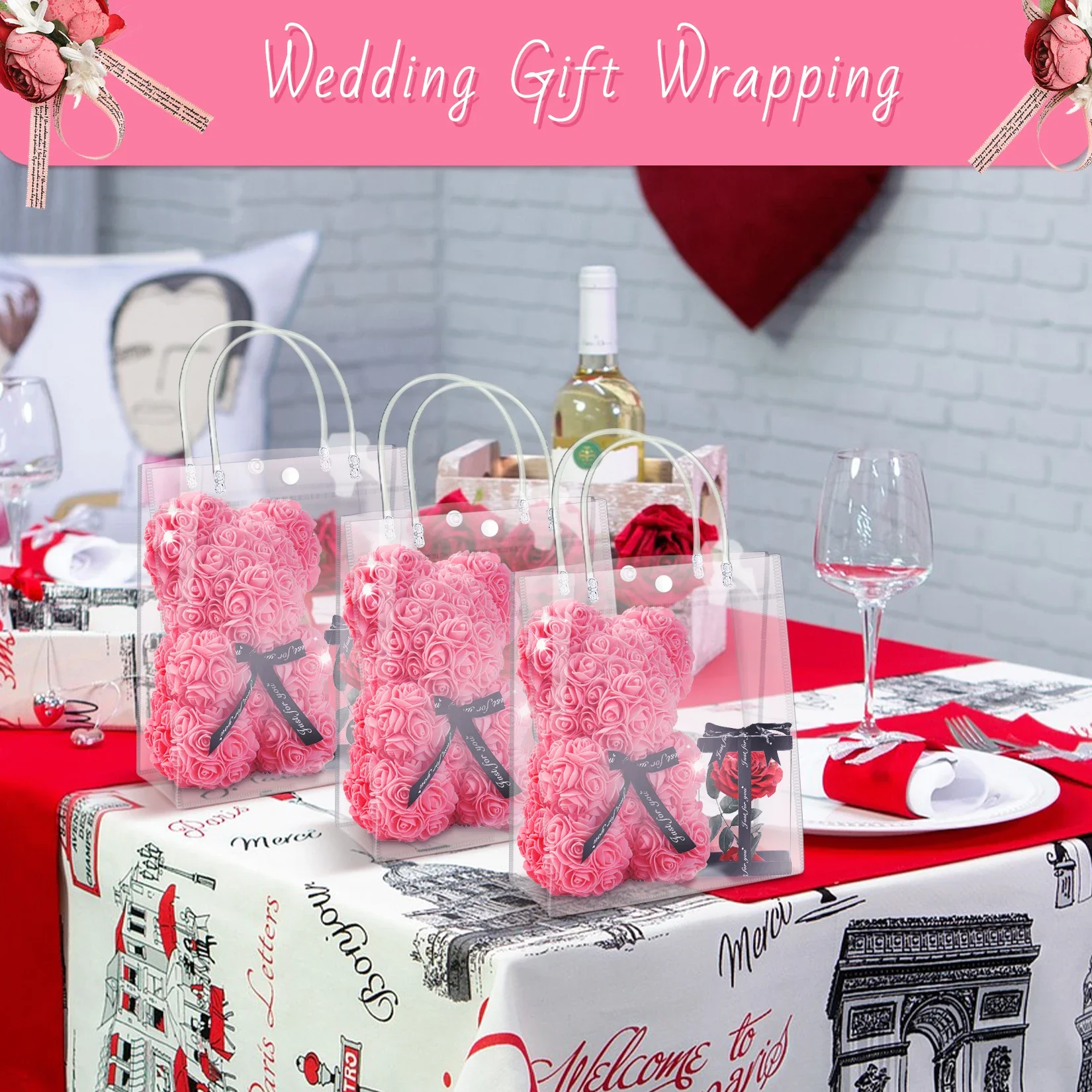 Doorzichtige Pvc-Geschenkzakke - Cellophane Wrap Clear recensie en prijs