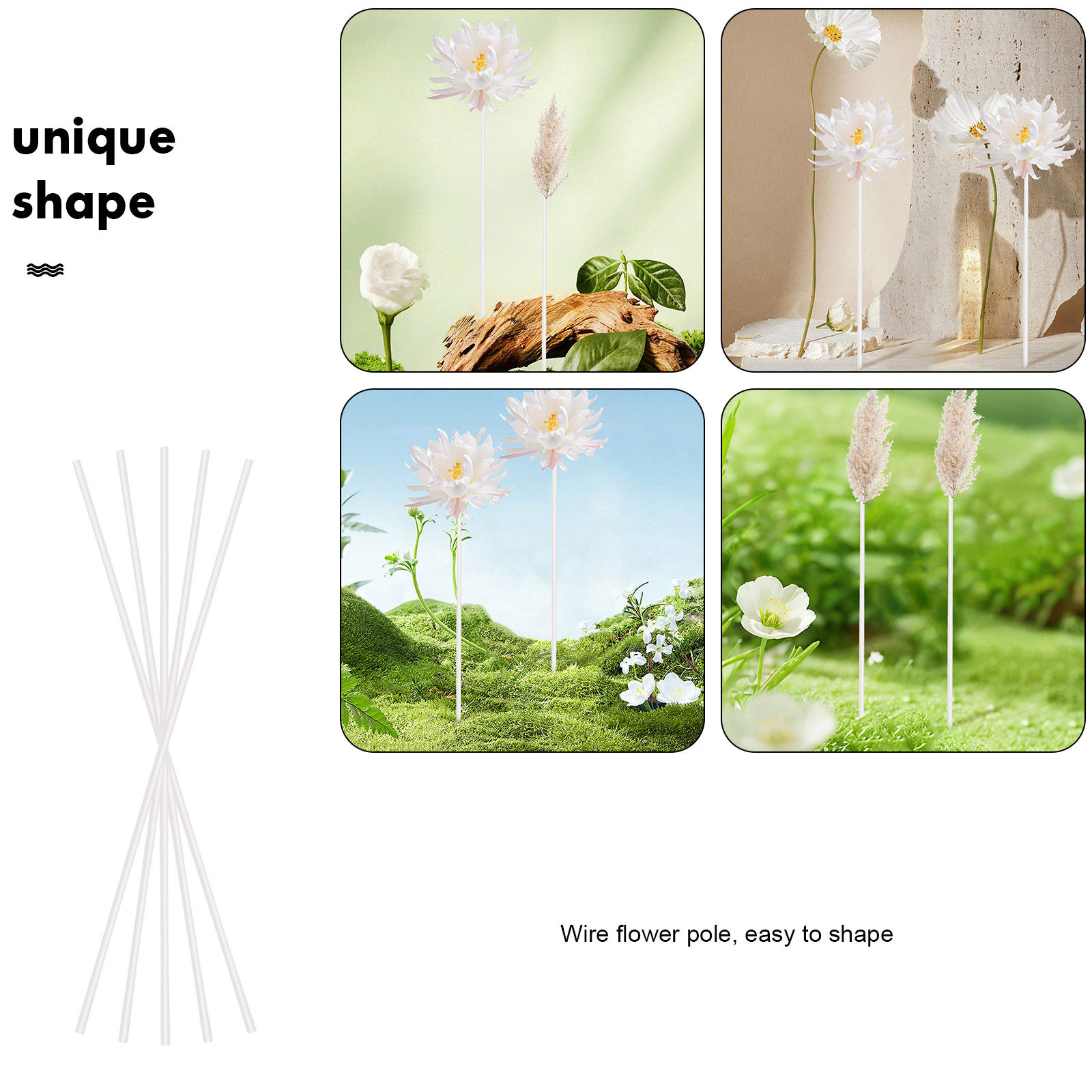 40 stuks ijzeren bloemendraadj - Wire Stem Florist recensie en prijs