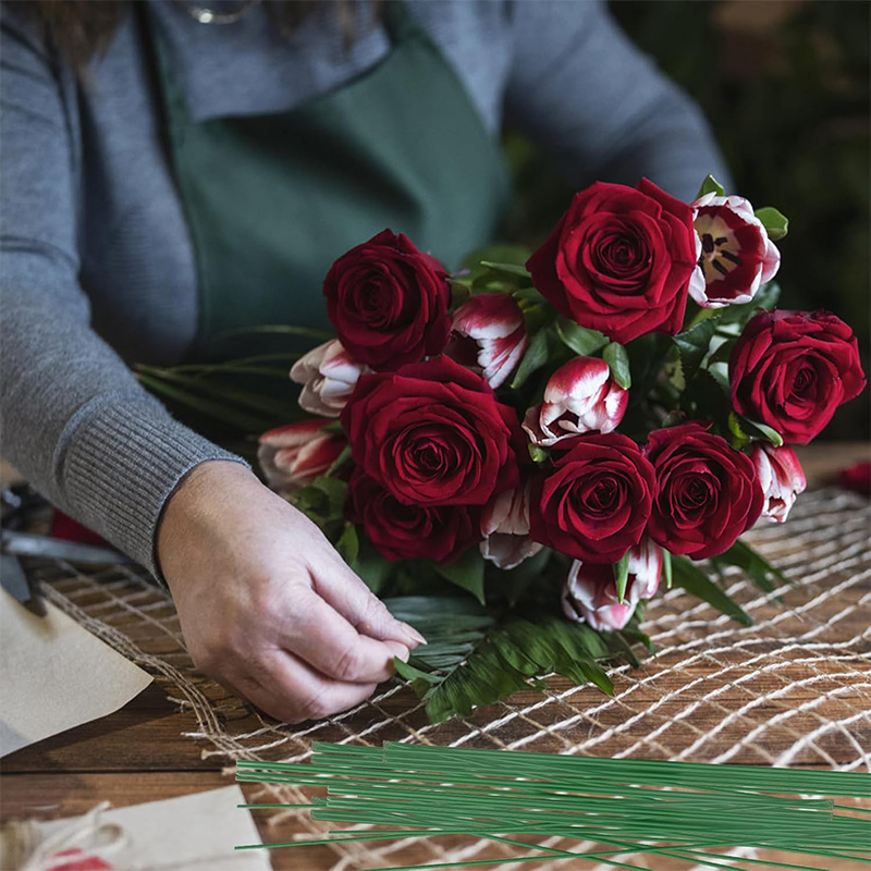 5-100 Stuks Mini Groene Bloeme - Wire Stem Florist recensie en prijs