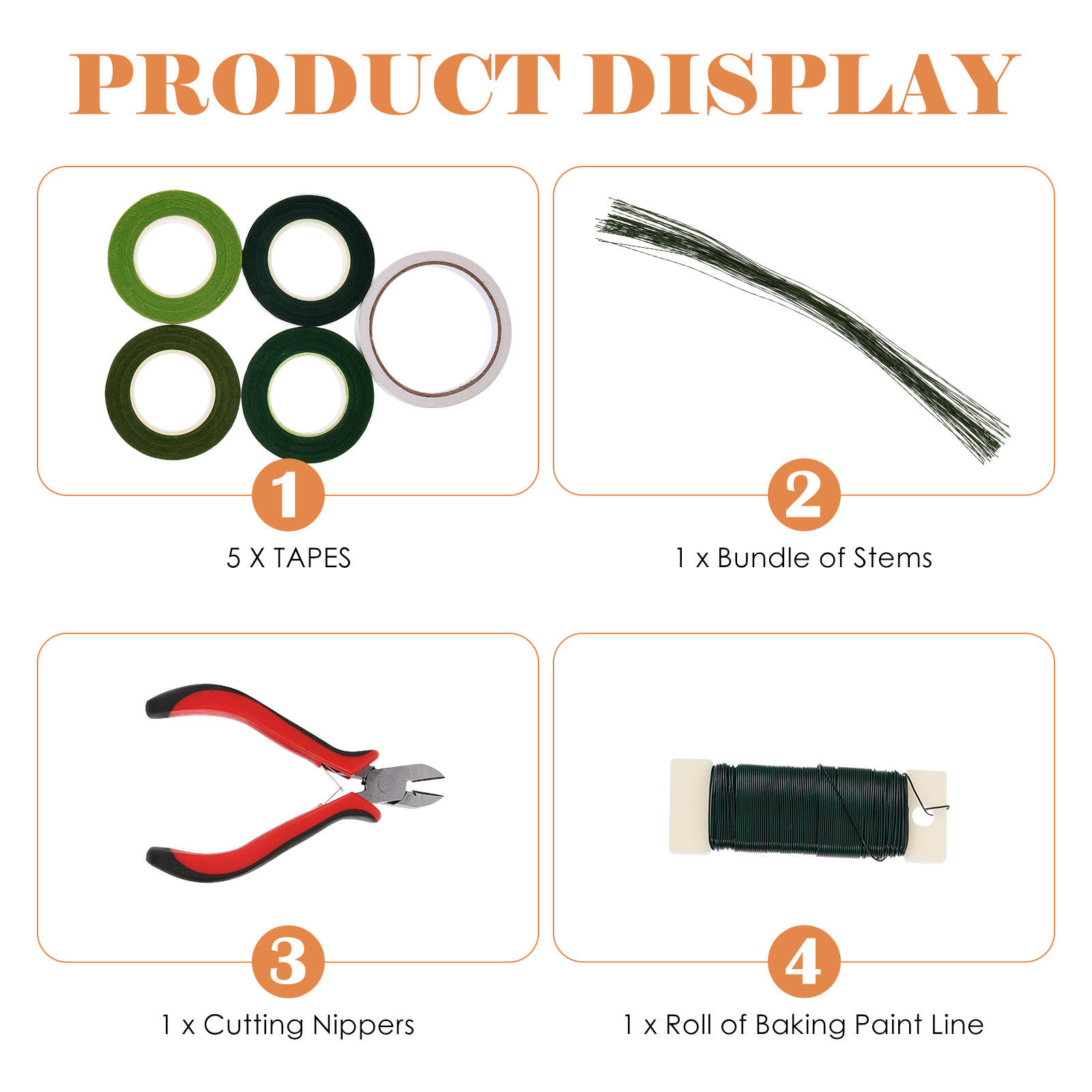 1Set Bloemarrangement Gereedsc - Wire Stem Florist recensie en prijs