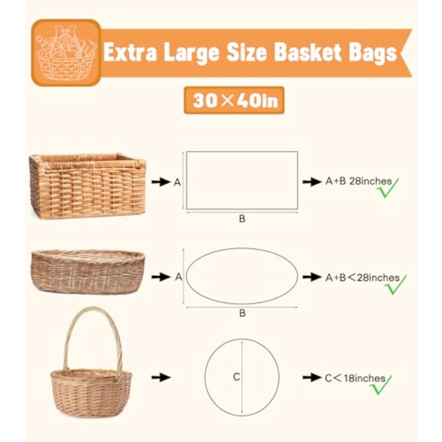 6 stuks extra grote cellofaanz - Cellophane Wrap Clear recensie en prijs