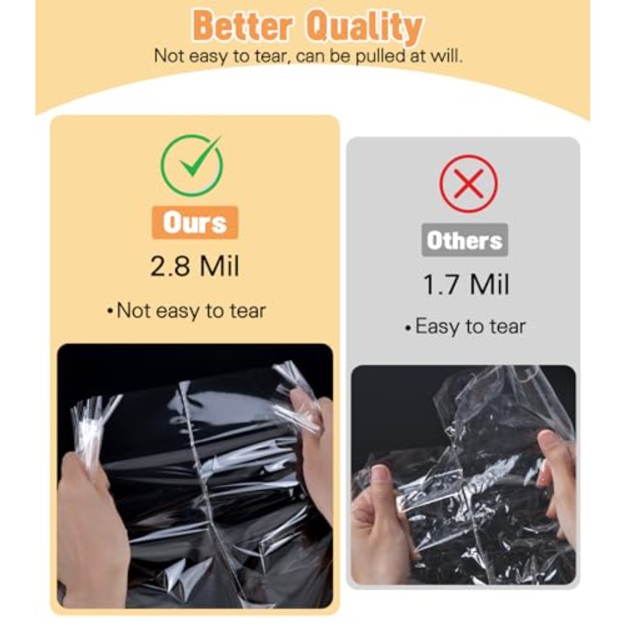 6 stuks extra grote cellofaanz - Cellophane Wrap Clear recensie en prijs